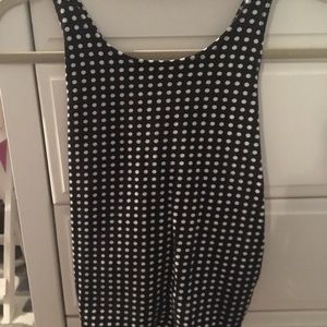 Polka dot crop top